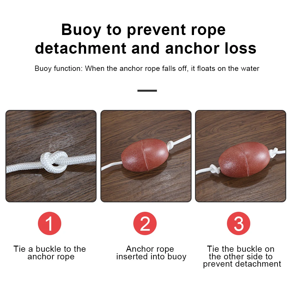 สมอพับได้สแตนเลส 0.7 กก. 1.5 ก - Fishing Kayak Anchor บทวิจารณ์และราคา