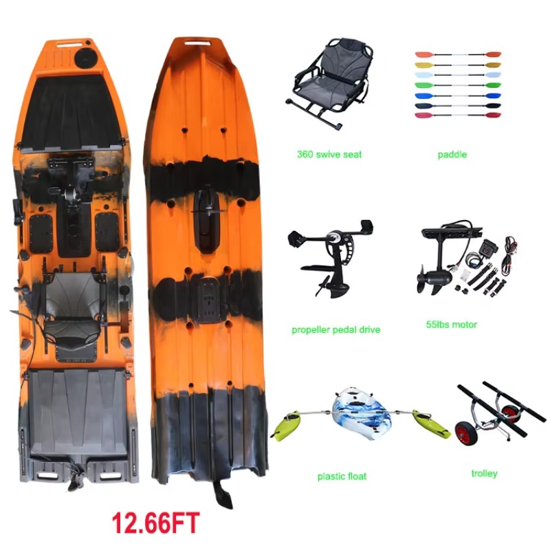เรือคายัคแบบเดี่ยว Viking 12.6 - Fishing Kayak Trolling Motor บทวิจารณ์และราคา