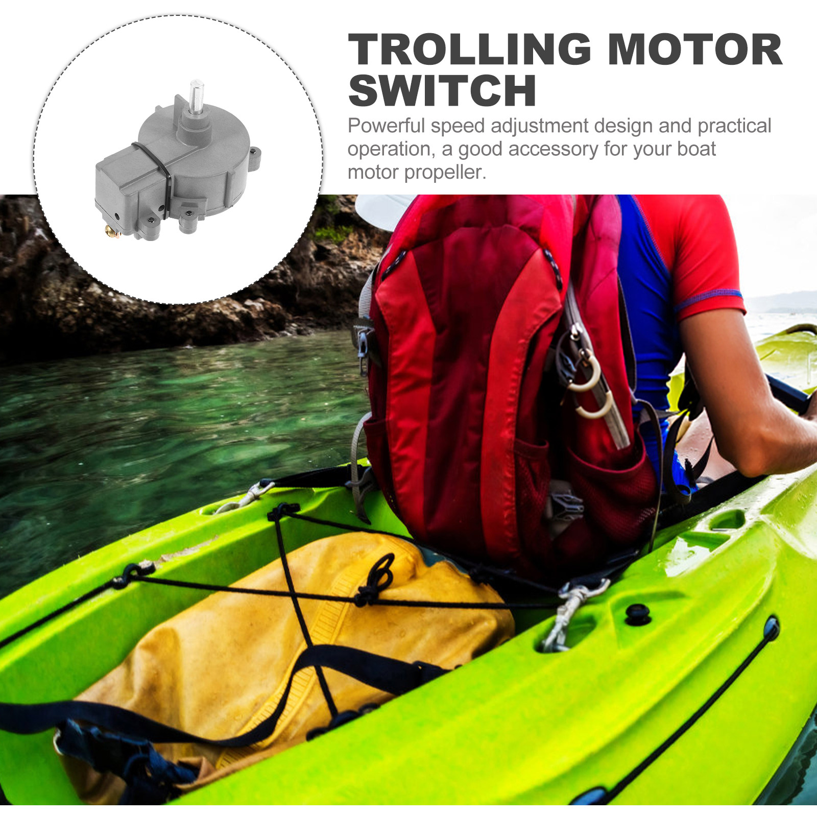 สวิตช์มอเตอร์เรือสำหรับการลากจ - Fishing Kayak Trolling Motor บทวิจารณ์และราคา